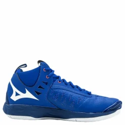 Mizuno Wave Momentum Mid Blue/Pink* Inomhussporter|Träningsskor