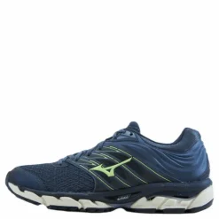 Mizuno Wave Paradox 5 W Vintage Indigo/neo Lime/total* Löparskor|Löpning