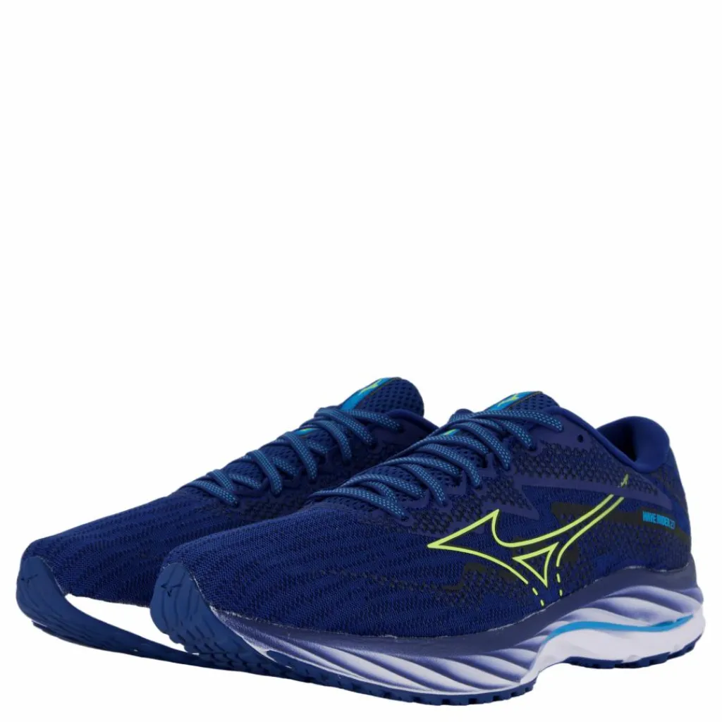 Mizuno Wave Rider 27 Navy Peony/sharp Green/swim Ca* Löparskor|Löpning