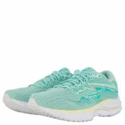 Mizuno Wave Rider 27 W Eggshell Blue/white/anise Flow* Löparskor|Löpning