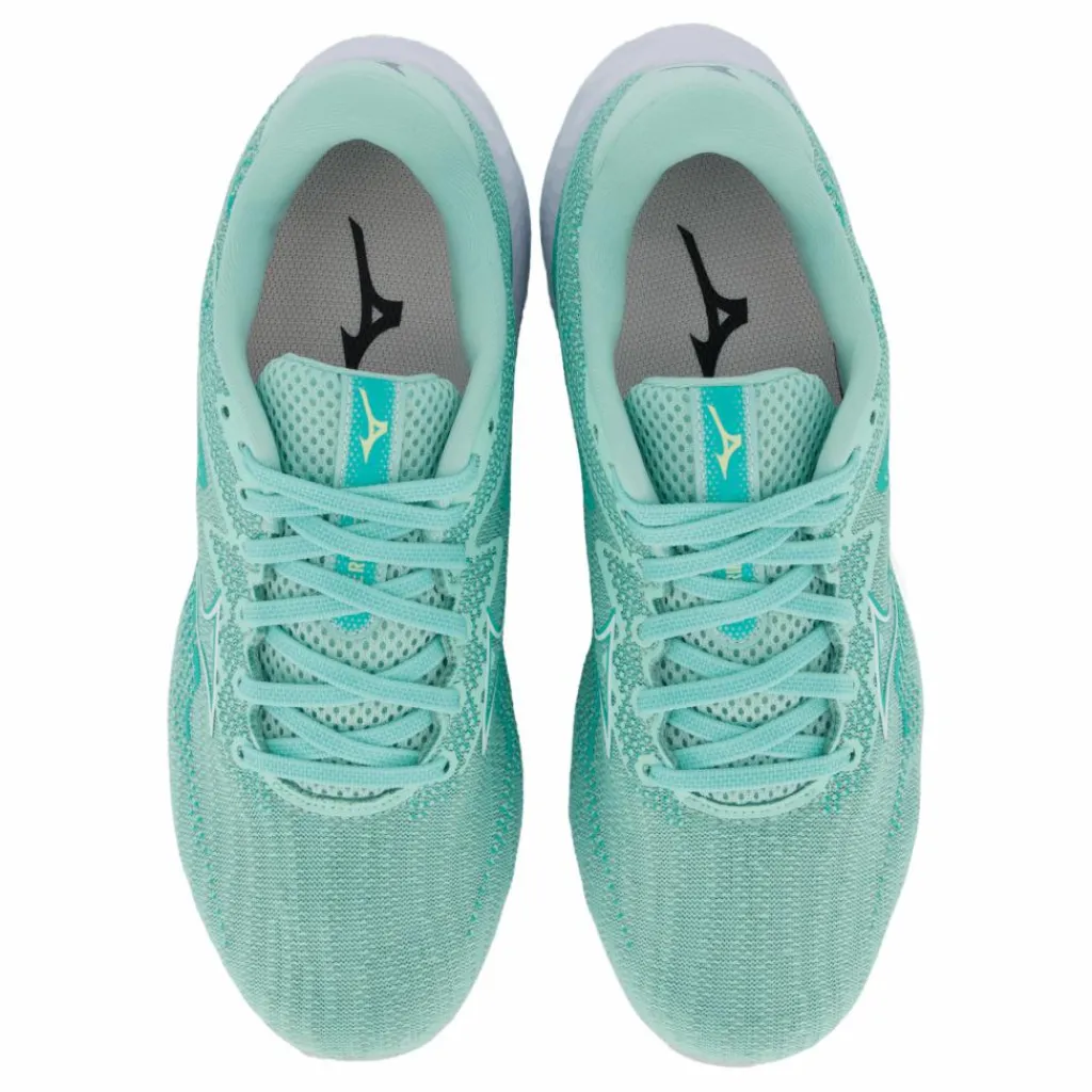 Mizuno Wave Rider 27 W Eggshell Blue/white/anise Flow* Löparskor|Löpning