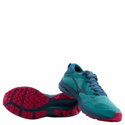 Mizuno Wave Rider Tt W Lagoon/moroccan Blue/pink Peac* Löpning|Löparskor