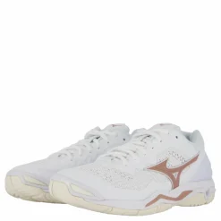 Mizuno Wave Stealth V W White/rose/snow White* Inomhussporter|Träningsskor
