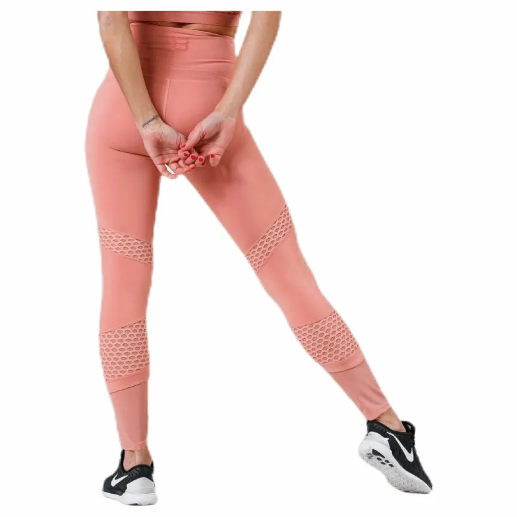 Better Bodies Waverly Mesh Tights Pink* Tights|Träning