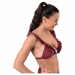 Waikani Beachwear Wikolia Frill Top Patterned/Red* Simning|Badkläder