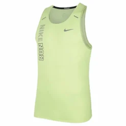 Nike Wild Run Rise 365 Tank Green/Yellow* Linnen|Löpning