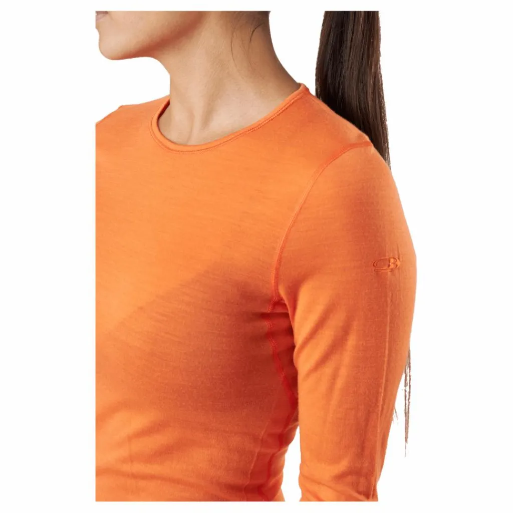 Icebreaker Women 200 Oasis Ls Crewe Flash* Alpint|T-Shirts