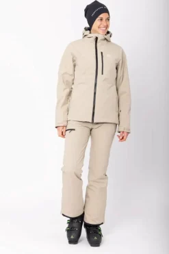 2117 of Sweden Women’S Light Padded Ski Jacket Kabo Sand* Alpint|Jackor