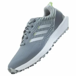 adidas Women's S2G Spikeless Golf Shoes Grey Three / Silver Metallic / Almost Lime* Golf|Golfskor