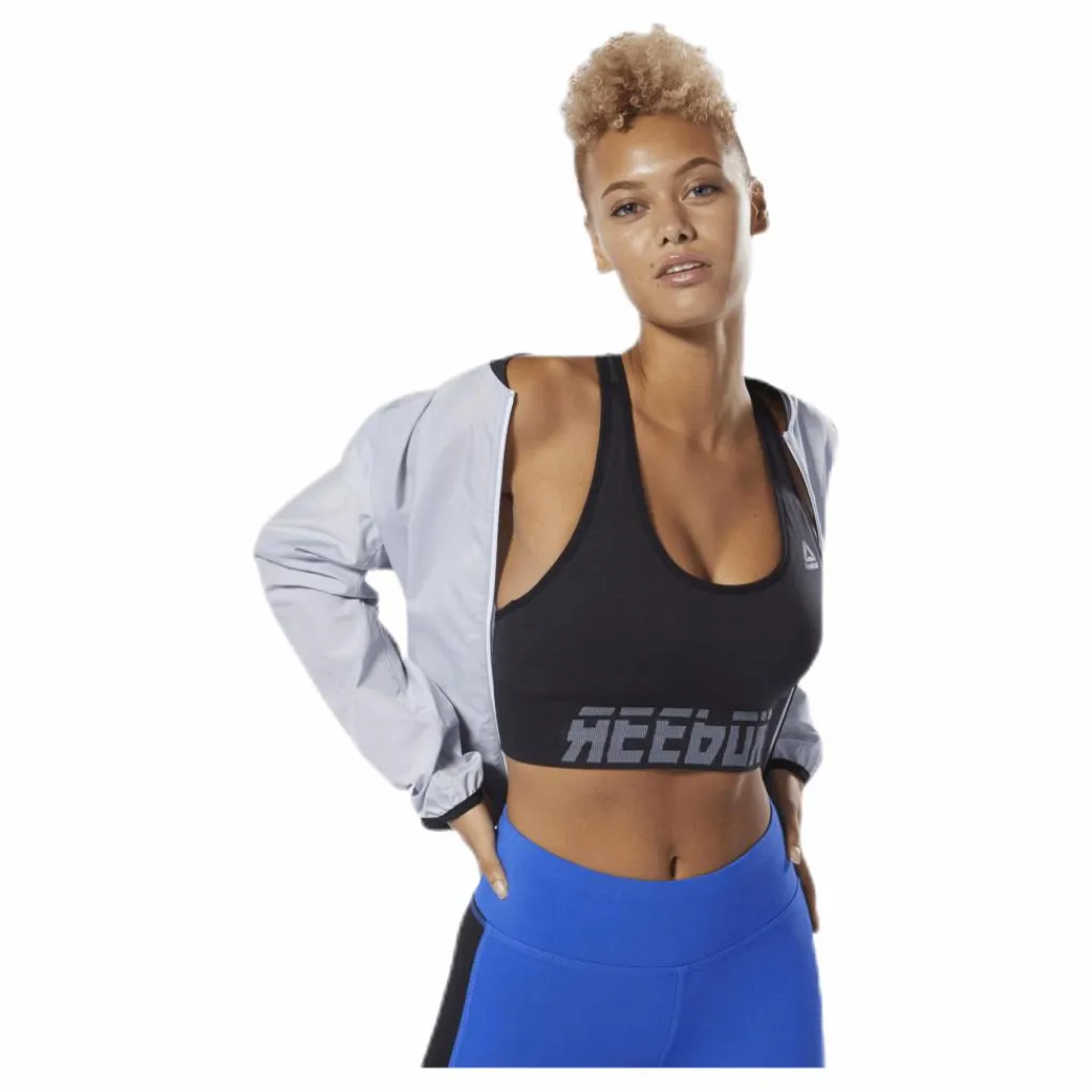Reebok WOR Meet You There Seamless Padded Bra Black* Sport-Bh:Ar|Träning