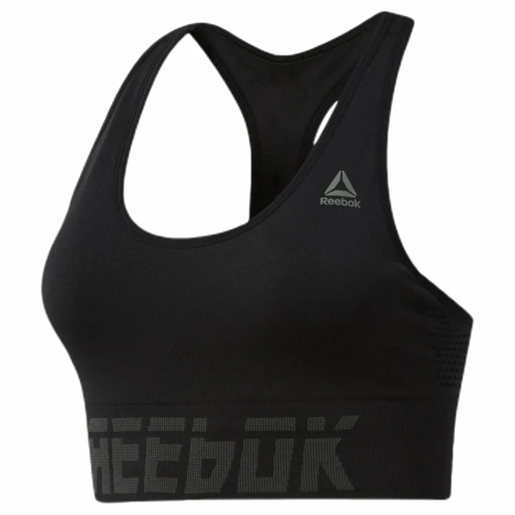 Reebok WOR Meet You There Seamless Padded Bra Black* Sport-Bh:Ar|Träning