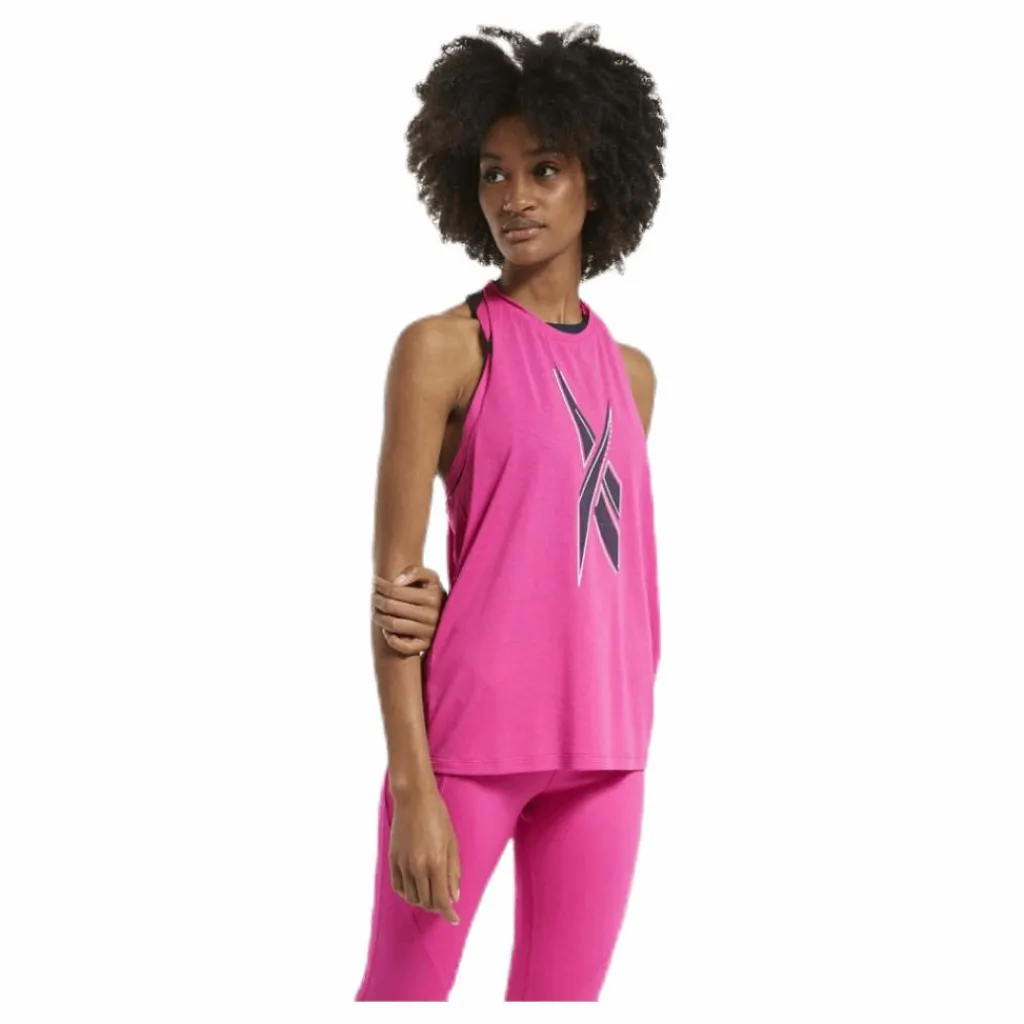 Reebok Wor Sup BL Tank Pink* Träning|Linnen