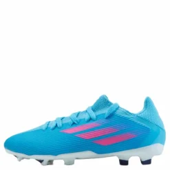 adidas X Speedflow.3 Firm Ground Boots Sky Rush / Team Shock Pink / Cloud White*Barn Fotboll|Fotbollsskor