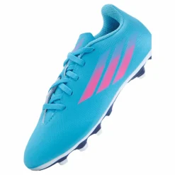 adidas X Speedflow.4 Flexible Ground Boots Sky Rush / Team Shock Pink / Legacy Indigo*Barn Fotboll|Fotbollsskor