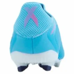 adidas X Speedflow.3 Laceless Firm Ground Boots Sky Rush / Team Shock Pink / Cloud White*Barn Fotboll|Fotbollsskor