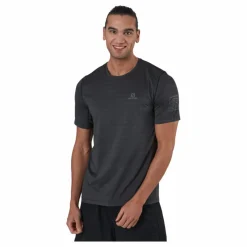 Salomon Xa Tee M Black/heather* T-Shirts|Löpning