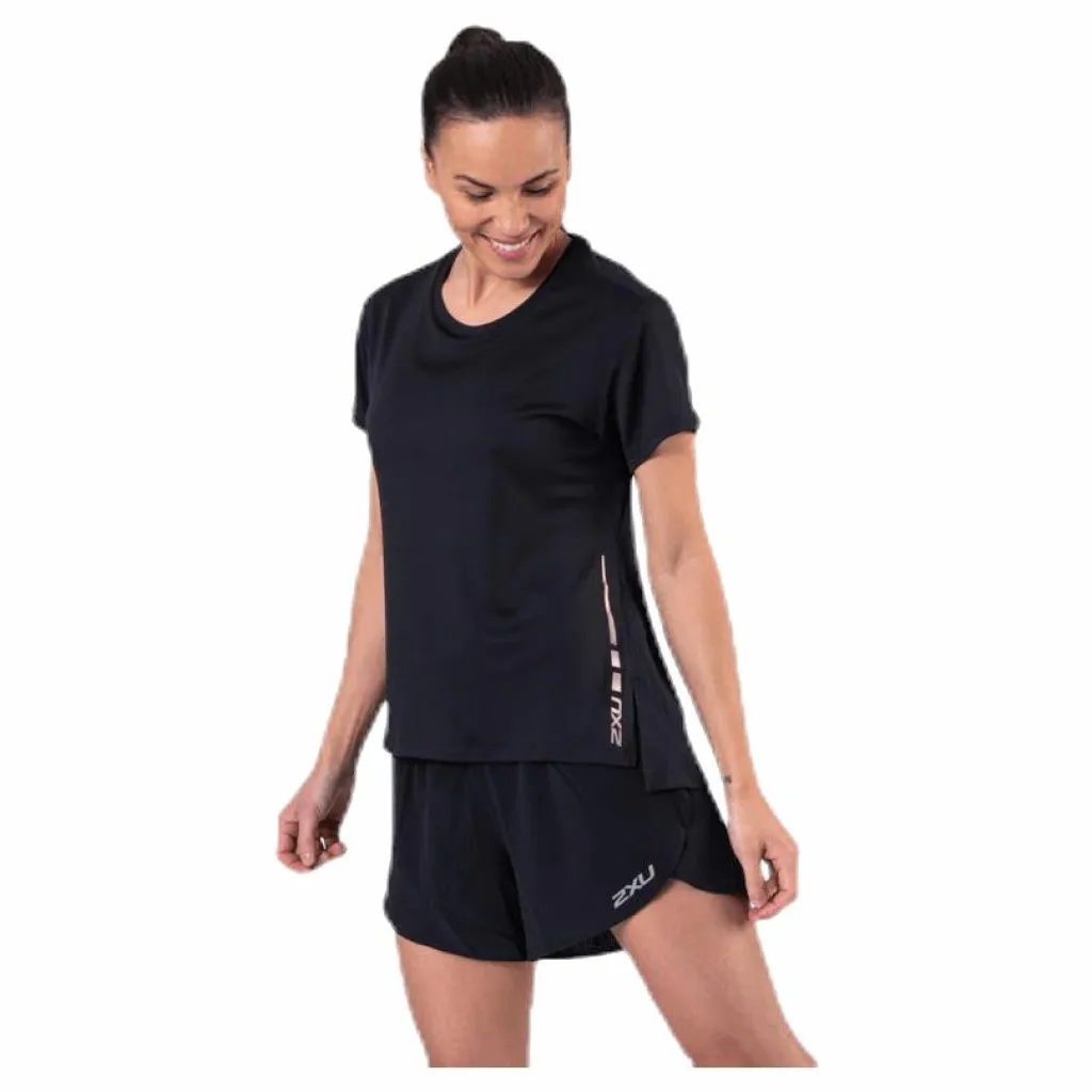 2XU XVENT G2 SS Tee Patterned/Black* T-Shirts|Löpning