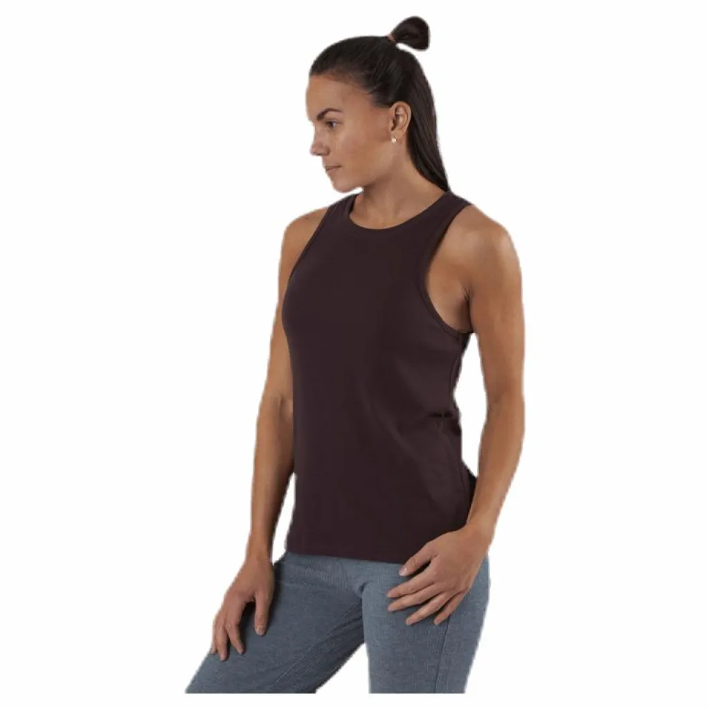 BLACC Yama Rib Tank Purple* Yoga|Linnen