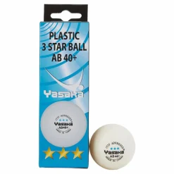 Yasaka Xxx Ab 40+ 3-pack White* Racketsporter|Racket Och Bollar