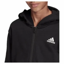 adidas Yb Mh 3S Fz Black / White*Barn Tröjor|Träning