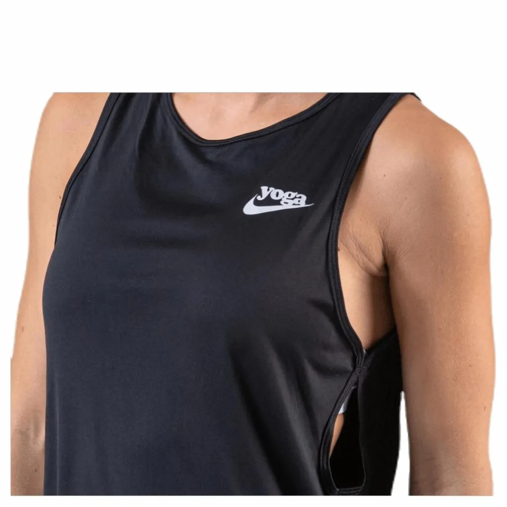Nike Yoga Collection Tank Key GRX Black/Grey* Yoga|Linnen