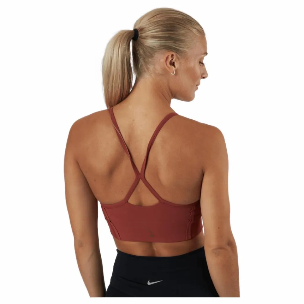 Nike Yoga Dri-fit Indy Women’s Ligh Redstone/dark Pony* Yoga|Sport-Bh:Ar