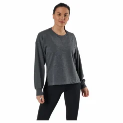 Nike Yoga French Terry Fleece LS Black/Grey* Yoga|Tröjor