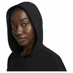 Nike Yoga Jersey Crop Hoodie Black* Yoga|Tröjor