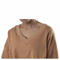 Nike Yoga Off-Mat Fleece V-Neck Pink/White* Yoga|Tröjor