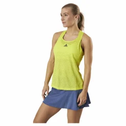adidas Tennis Y-Tank Primeblue Heat Yellow* Racketsporter|Linnen