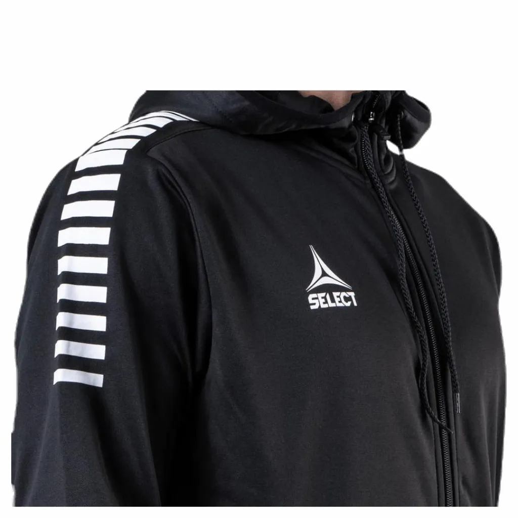 Select Zip Hoodie Monaco Black* Fotboll|Tröjor