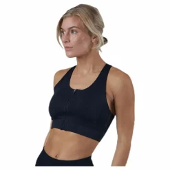 BLACC Zip Sports Bra Black* Löpning|Träning